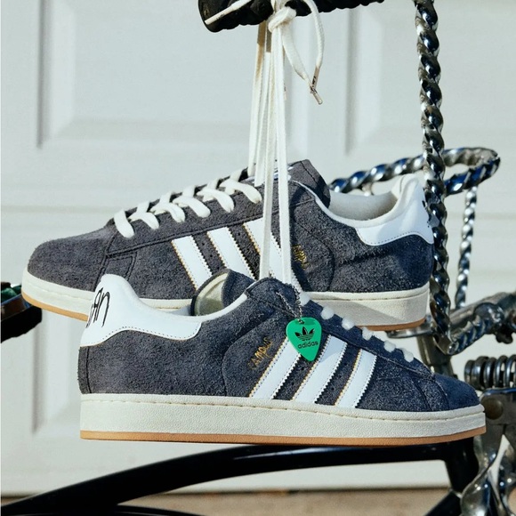 adidas x KoRn Campus 2 Carbon & White Shoes - Picture 5 of 5